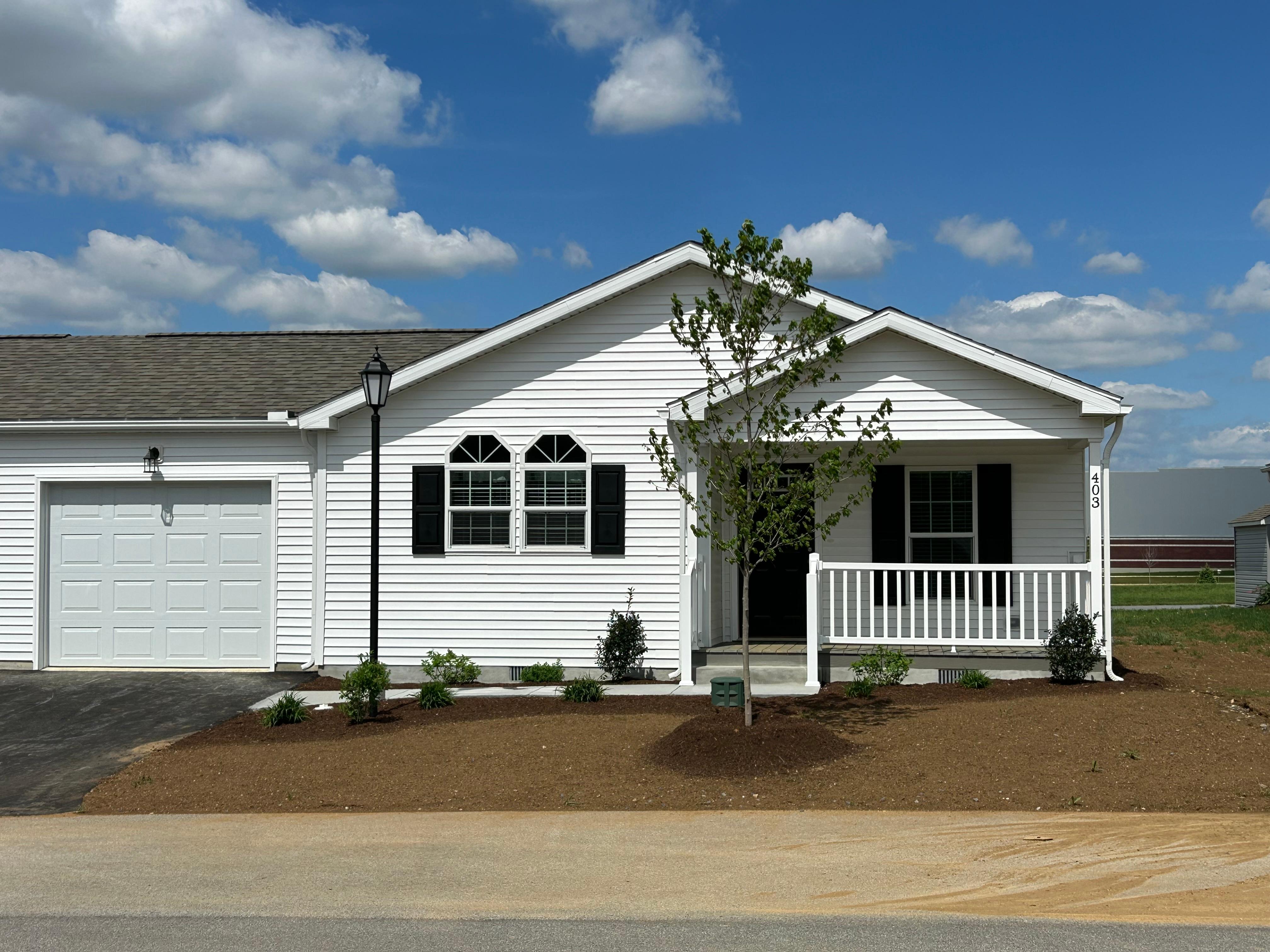 UNDER CONTRACT 2025 Lititz Home, 3BR/2BTH with front porch and 1 car garage - OFFERING 6 MONTHS LOT RENT INCENTIVE!
